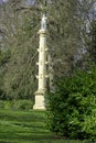 Captain GrenvilleÃ¢â¬â¢s Column on Elysian Fields in Stowe, Buckinghamshire, UK Royalty Free Stock Photo